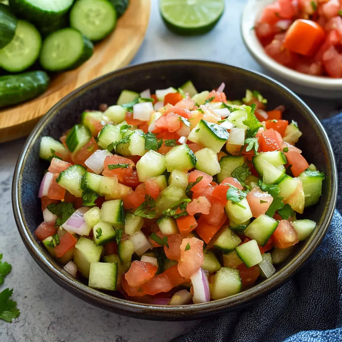 Cucumber Salsa