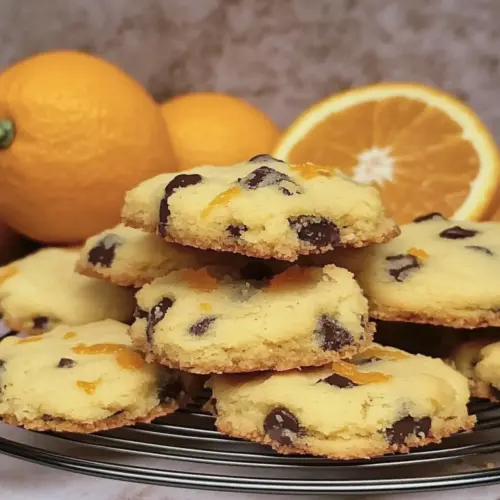 Chocolate orange shortbread