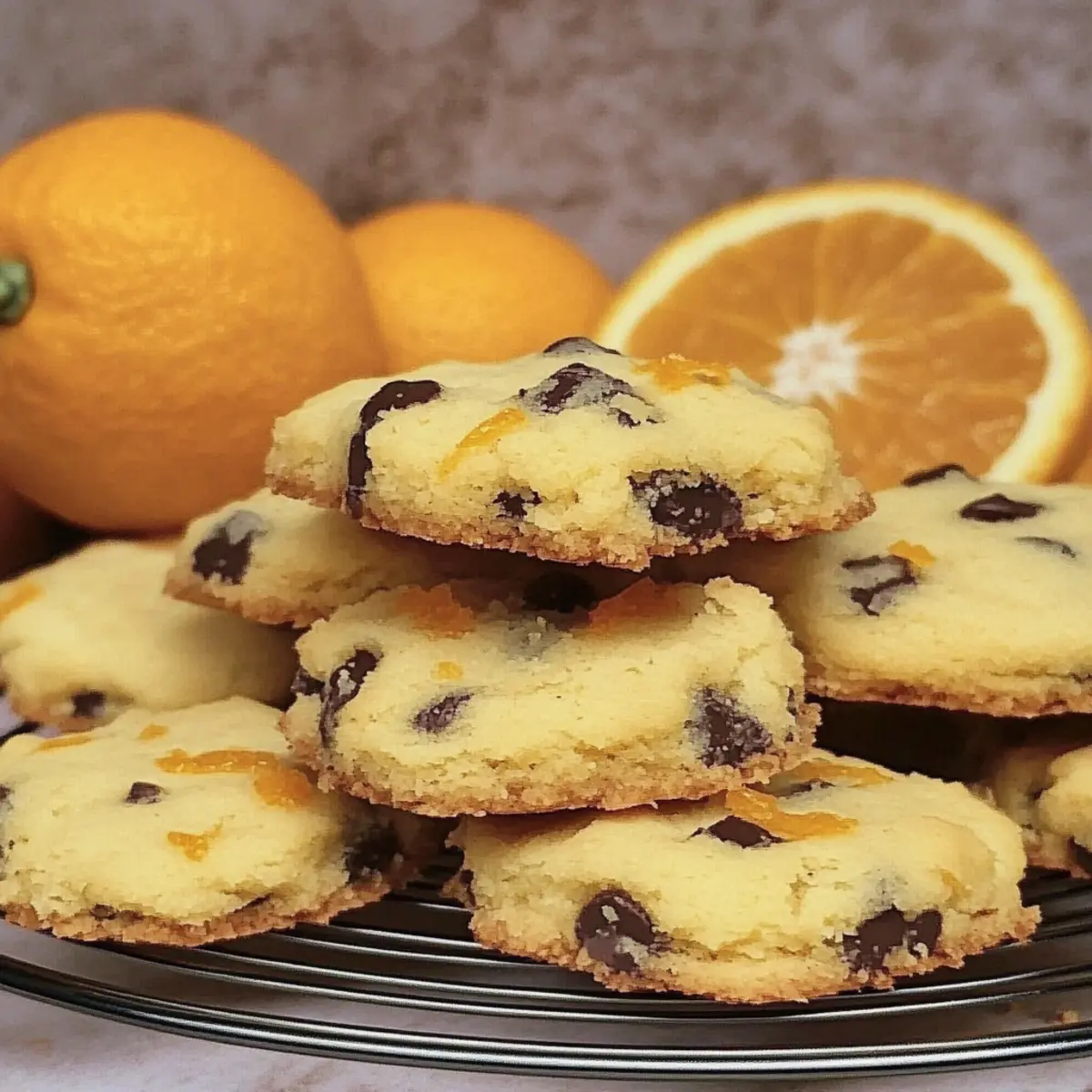 Chocolate orange shortbread