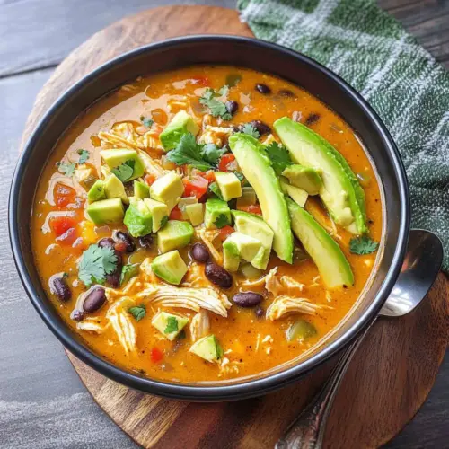 Rotisserie Chicken Enchilada Soup
