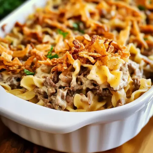 French Onion Beef Casserole
