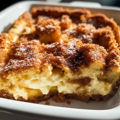 Baked Cream Cheese French Toast Casserole