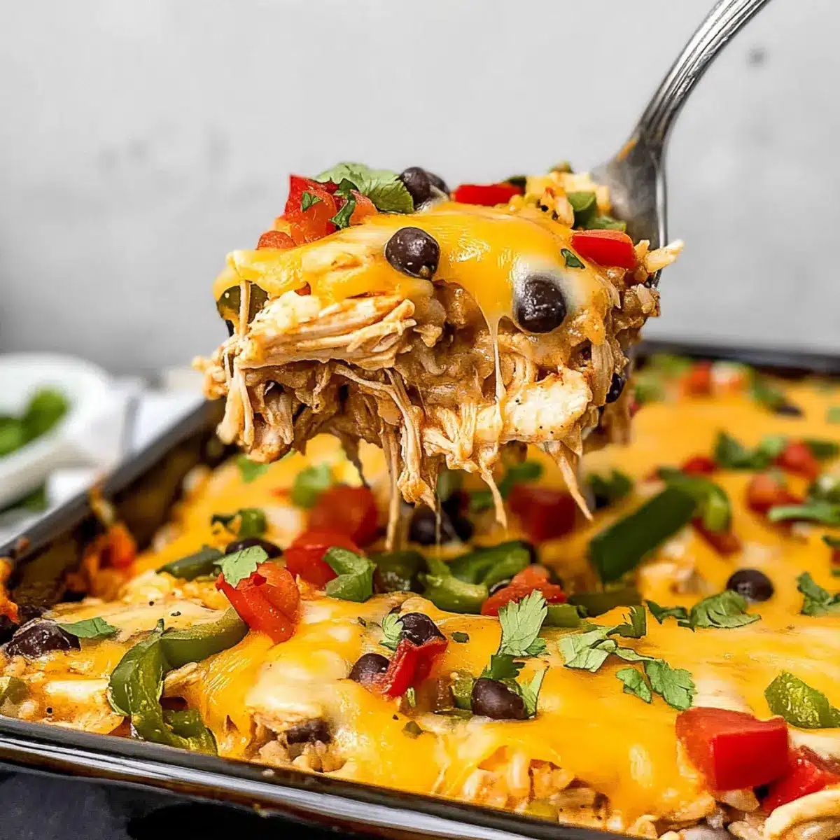Chicken Burrito Casserole