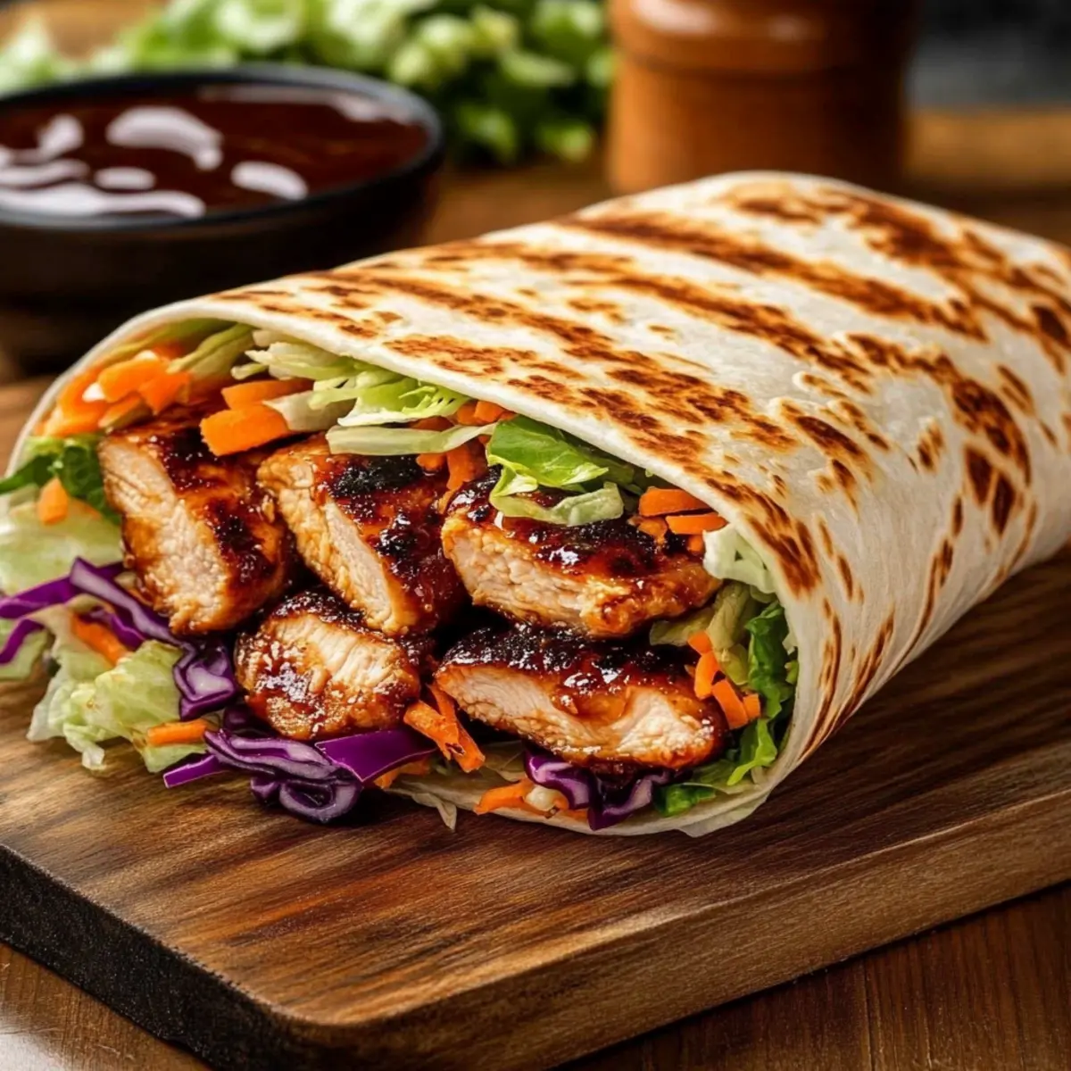 Teriyaki Chicken Wrap
