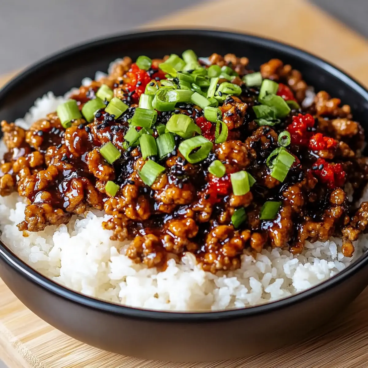 Firecracker Ground Chicken