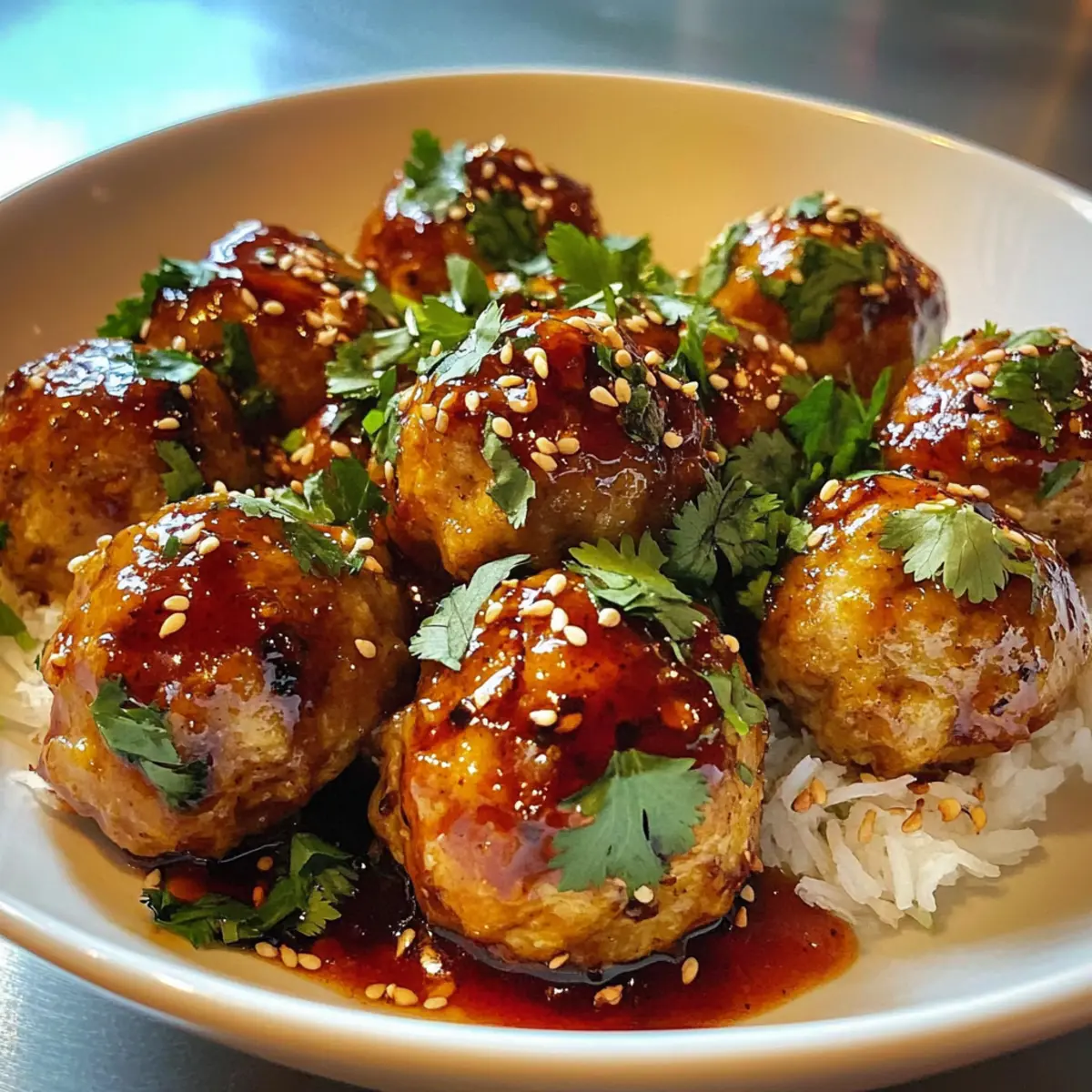 Thai Chicken Meatballs
