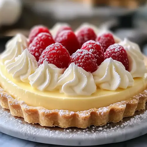 White Chocolate Mousse Tart Recipe