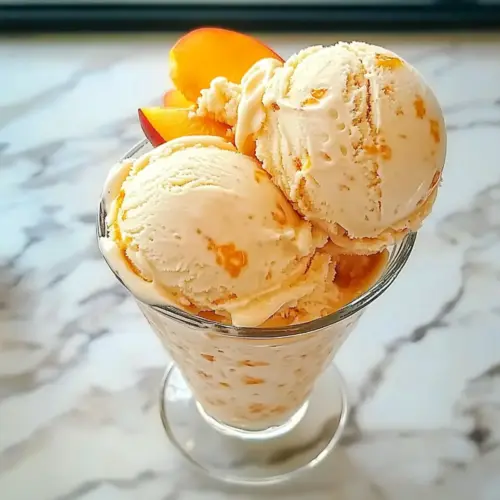 Fresh Georgia Peach Ice Cream