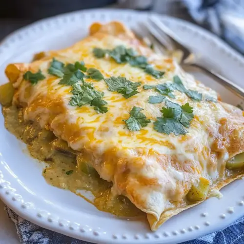 Green Chile and Potato Enchiladas