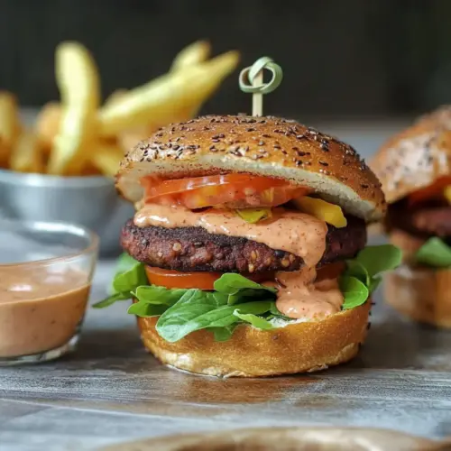 Vegan Black Bean Burgers
