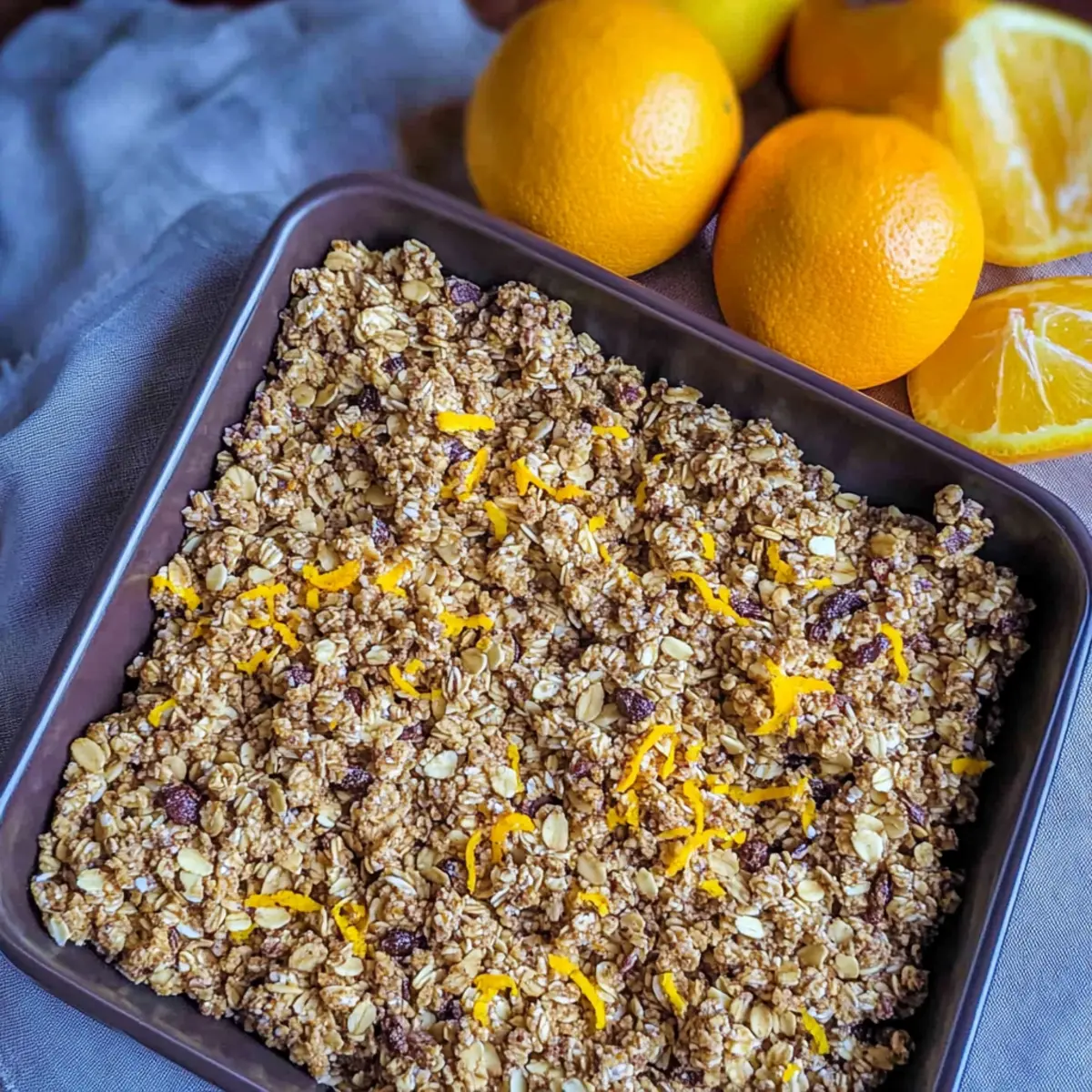 Cinnamon Orange Granola