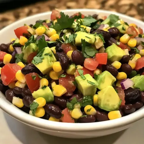 Black Bean, Corn, and Avocado Salsa