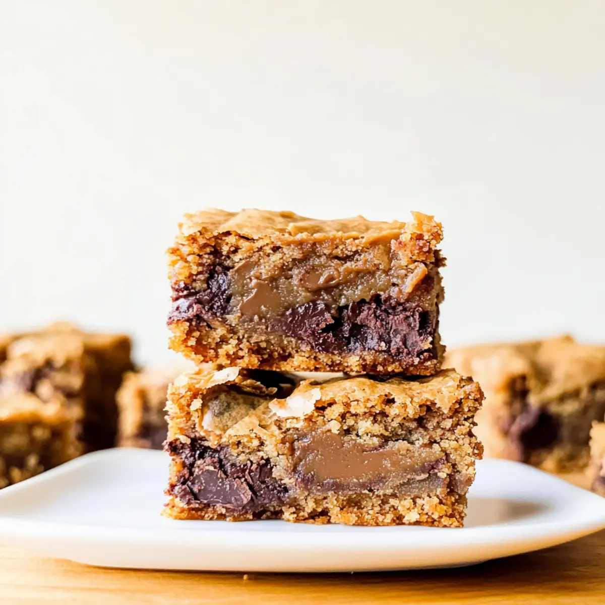 Chocolate Chunk Cashew Butter Blondies