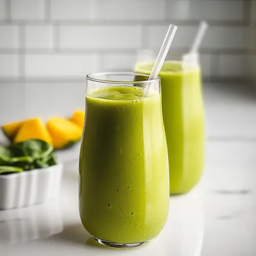 Mango Pineapple Smoothie with Spinach