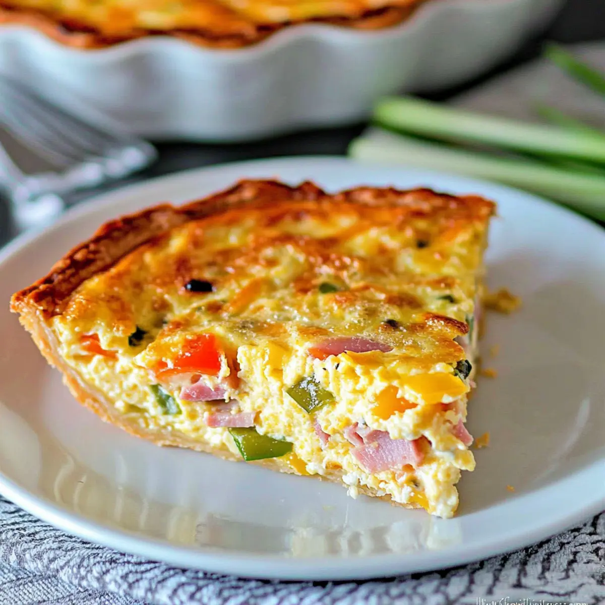 Western Omelet Quiche