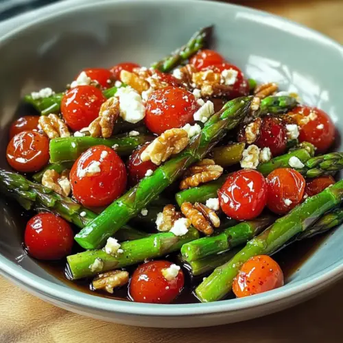 Balsamic Asparagus Tomato Salad