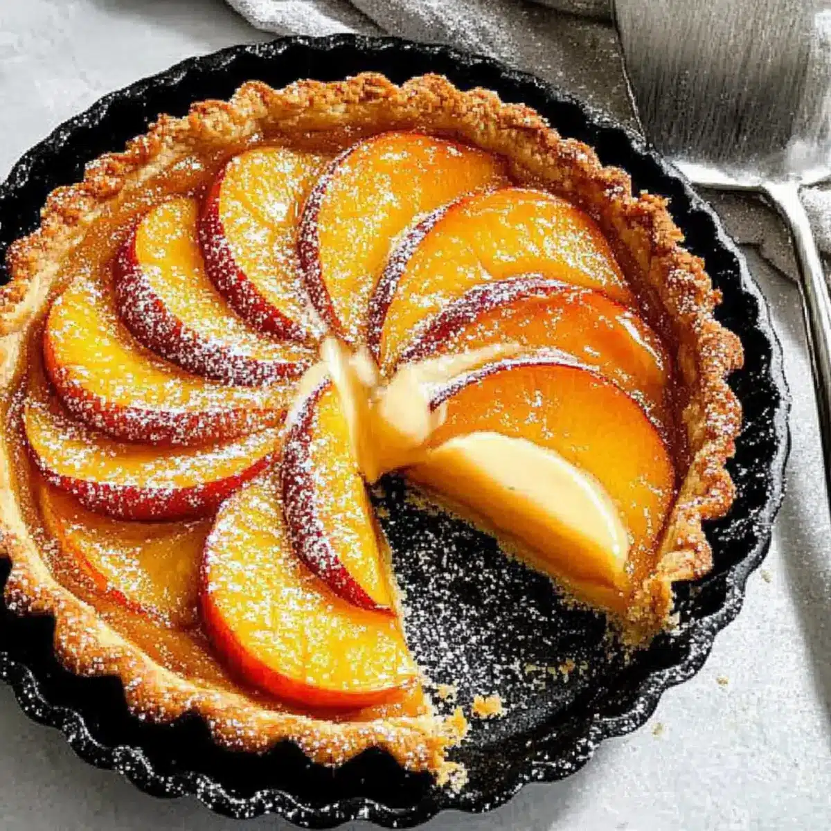 French Peach Tart Recipe
