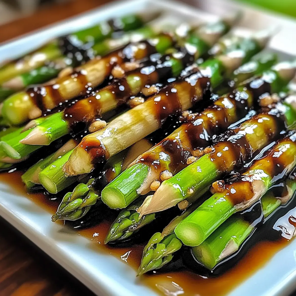 Savory Asparagus with Balsamic Glaze
