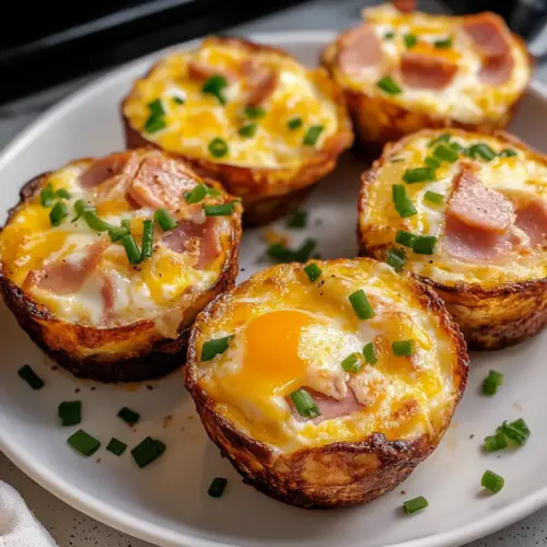 Ham and Cheese Egg Cups