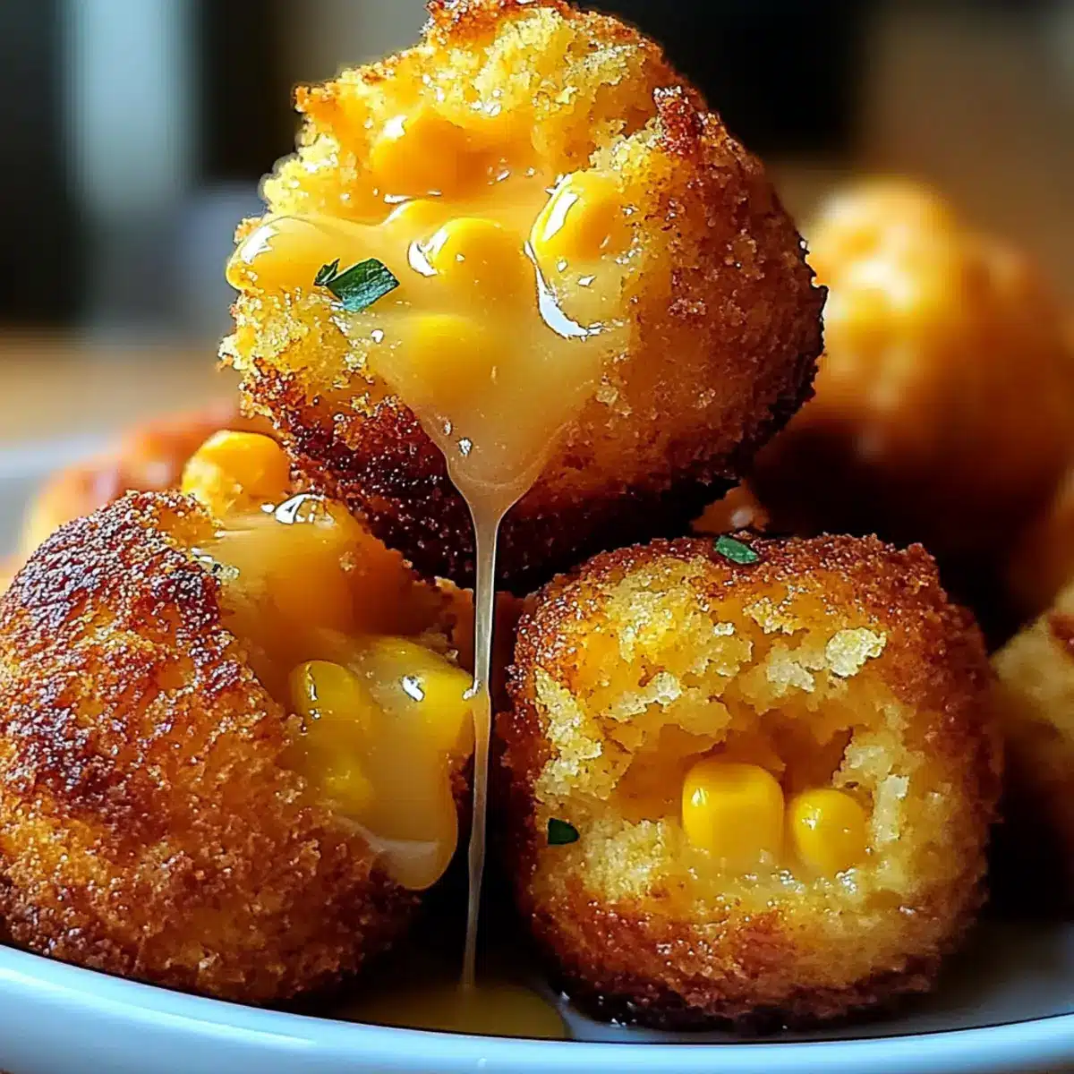 Southern-Style Honey Butter Cornbread Poppers
