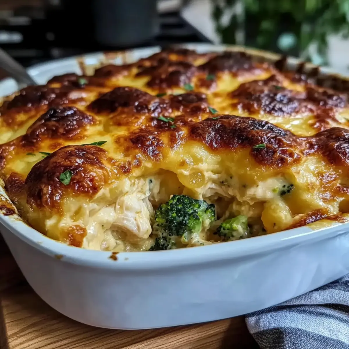 Cheesy Chicken Casserole Recipe