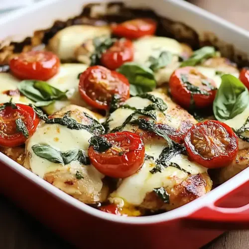 Caprese Chicken Casserole