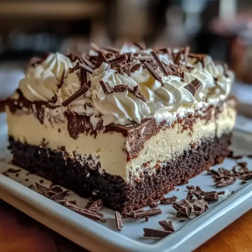 Brownie Refrigerator Cake