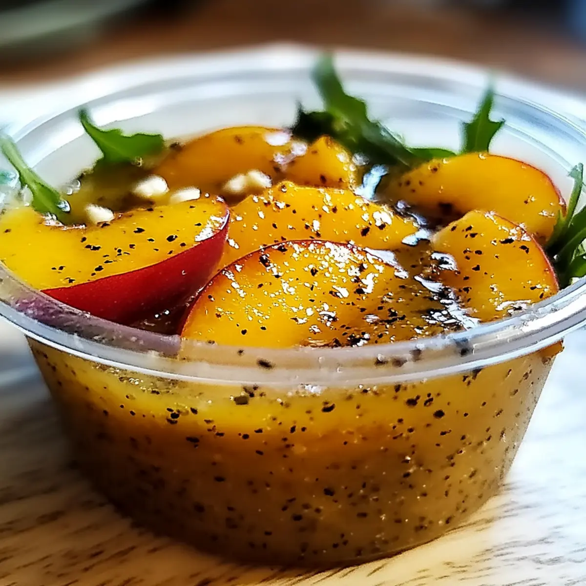 Peach Honey Dijon Vinaigrette