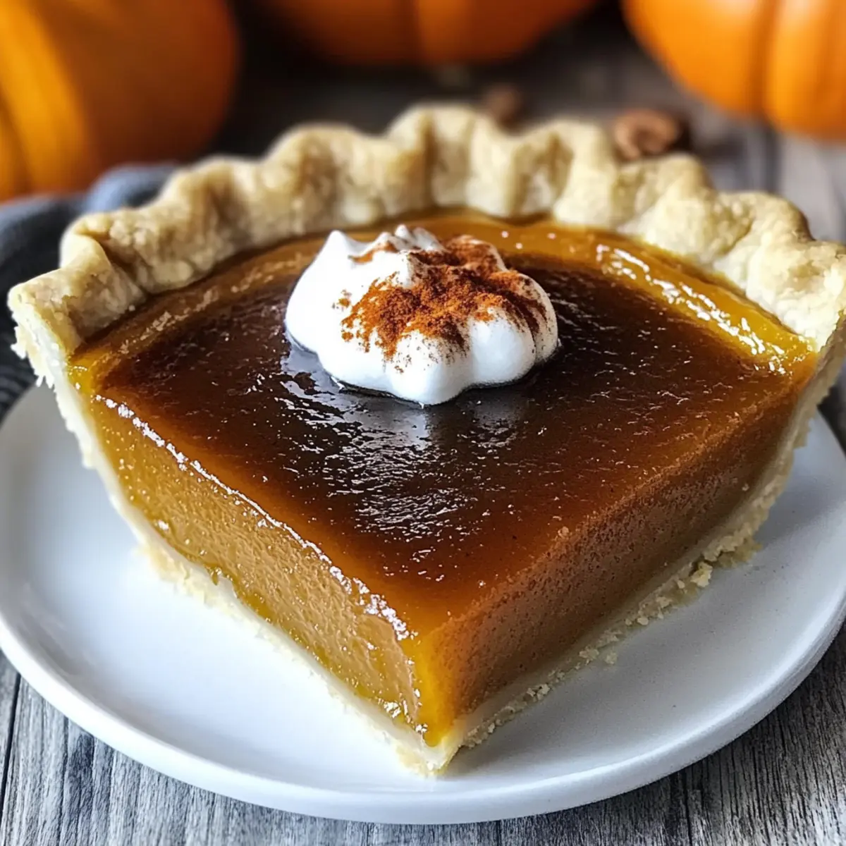 Bourbon Brûlée Pumpkin Pie