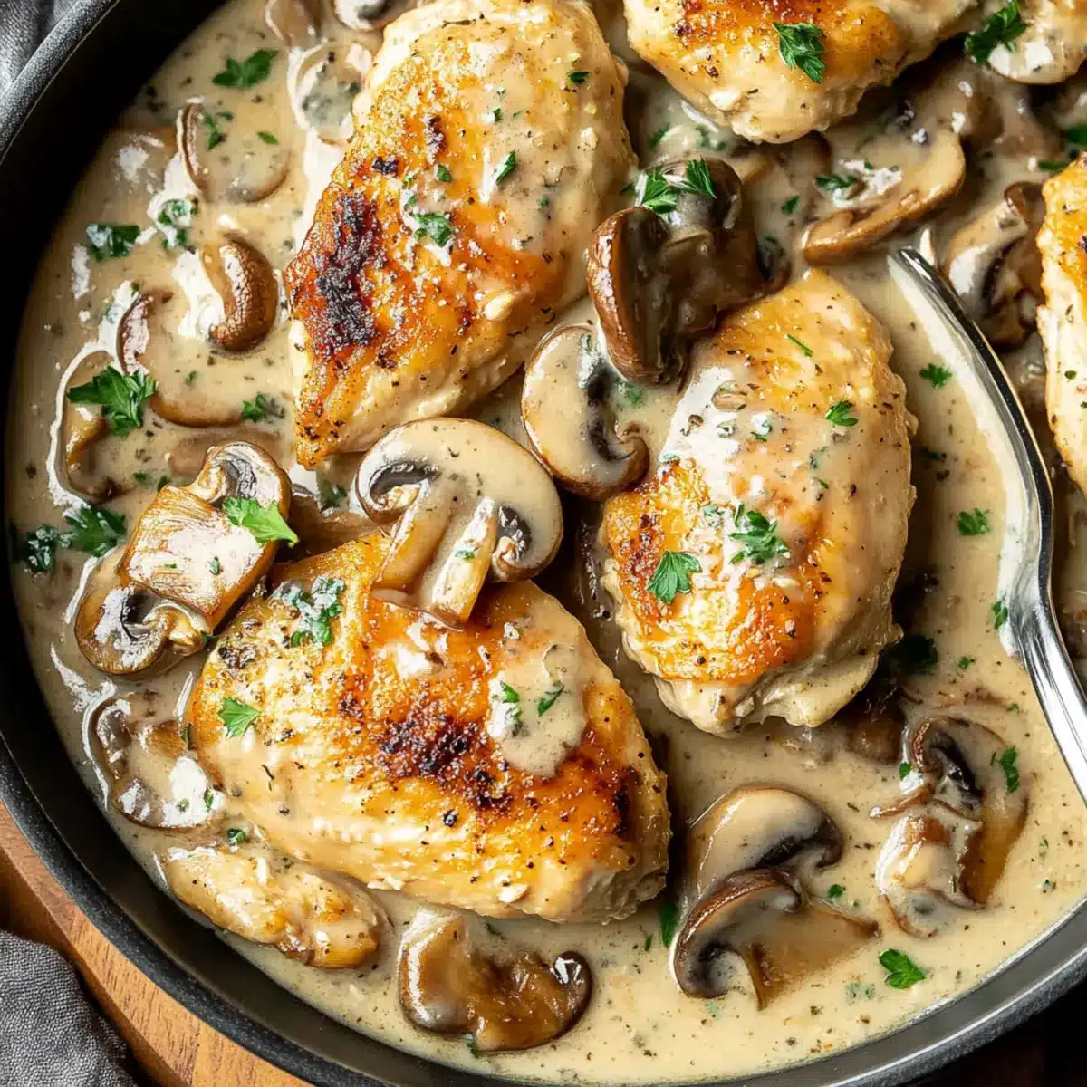Creamy Mushroom Chicken