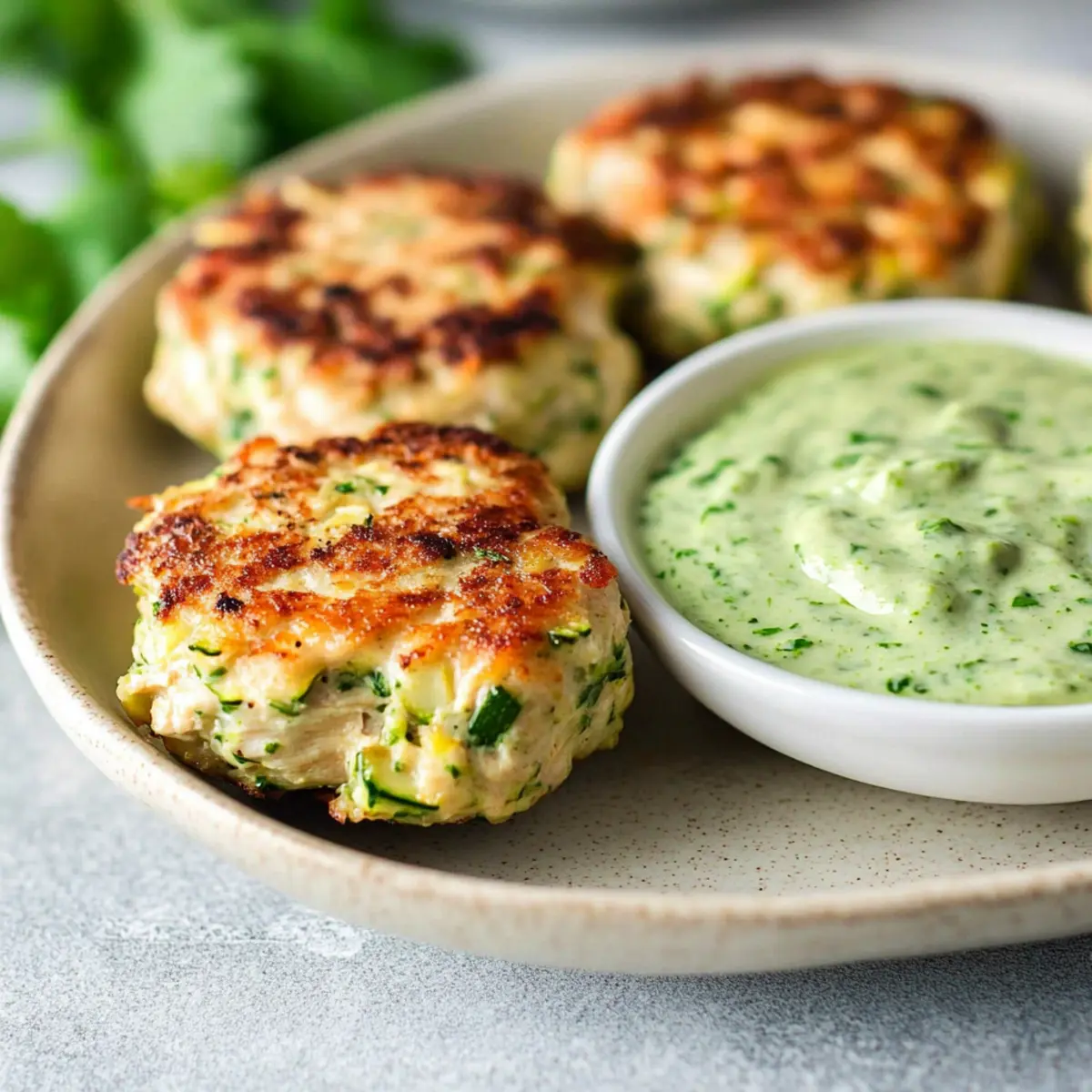 Chicken Zucchini Poppers