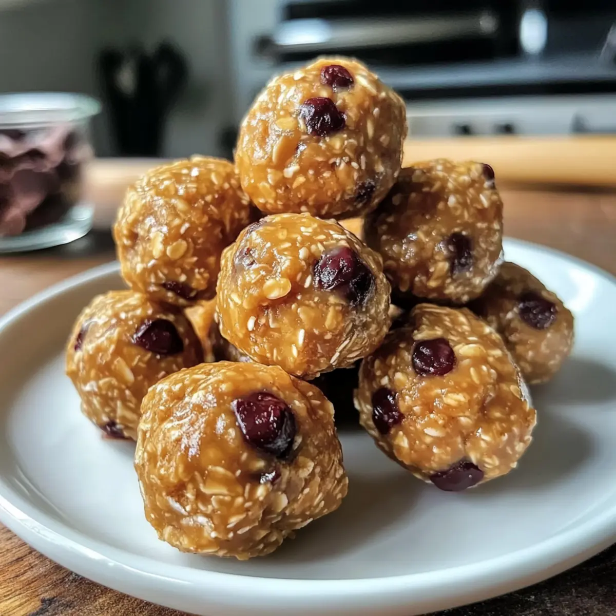 No-Bake Peanut Butter Energy Balls