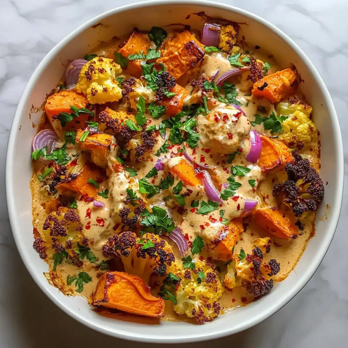 Marry Me Roasted Vegetable Bake