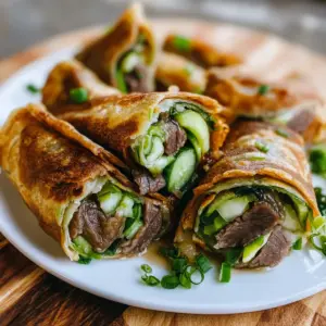 Taiwanese Beef Rolls