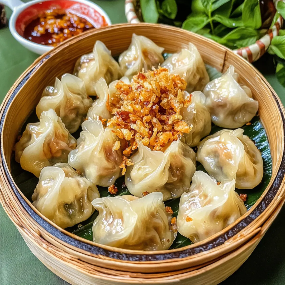 Kanom Jeeb Thai Dumplings