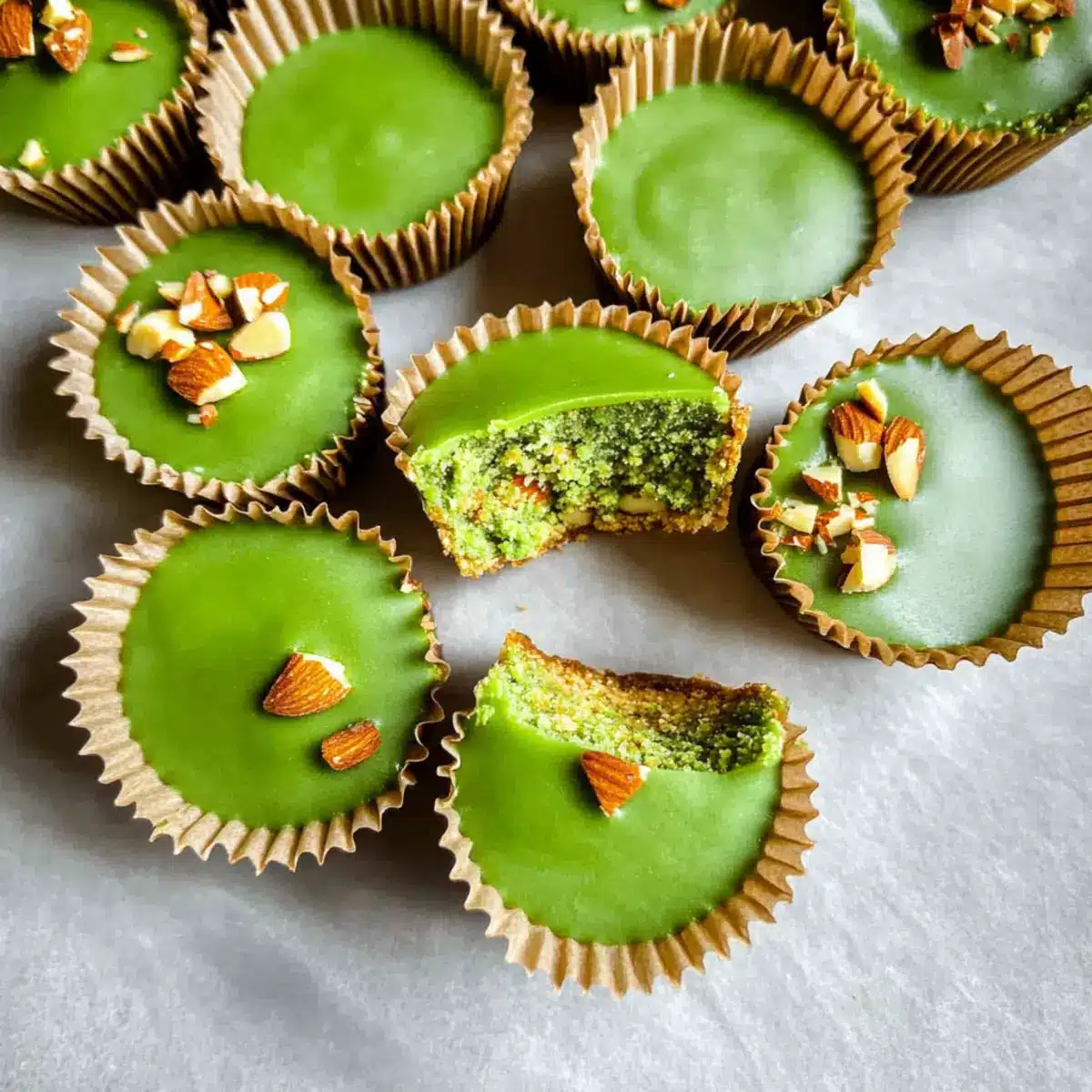 Matcha Coconut Almond Butter Cups