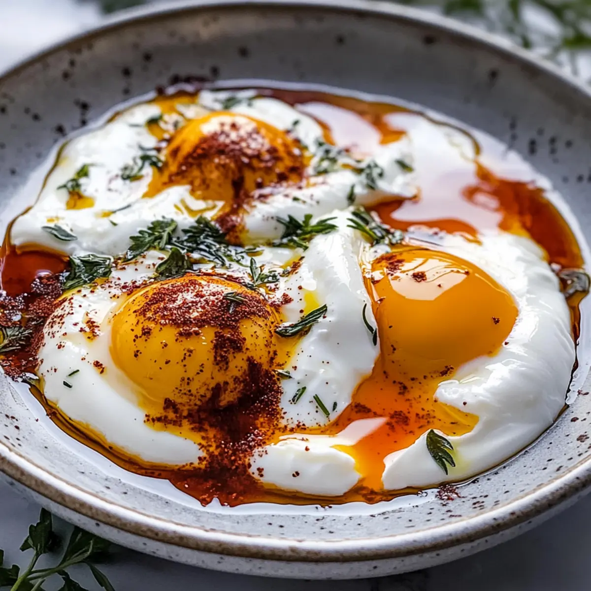 Turkish Eggs (Cilbir)