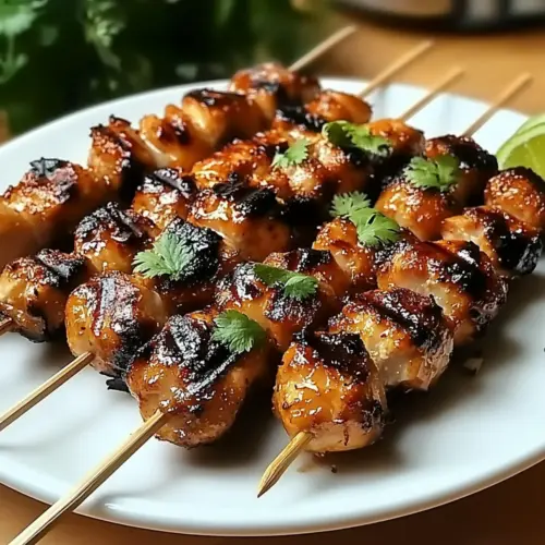 Grilled Thai Coconut Chicken Skewers