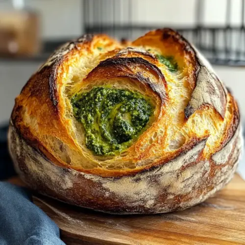 Pesto Parmesan Sourdough