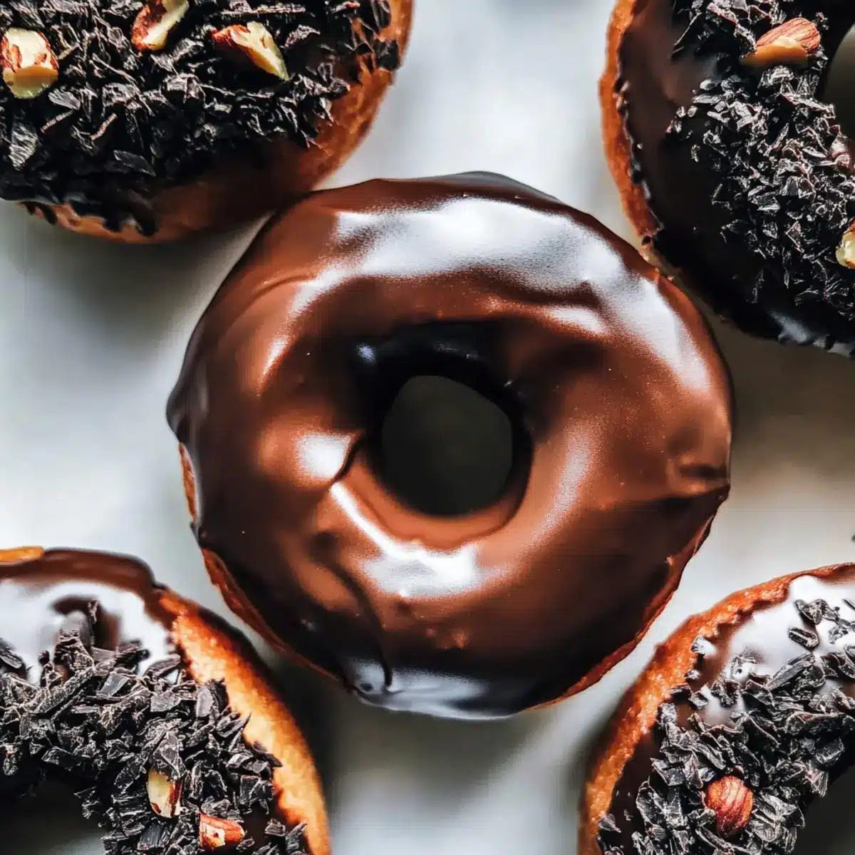 Chocolate Donuts Made With Sweet Potato
