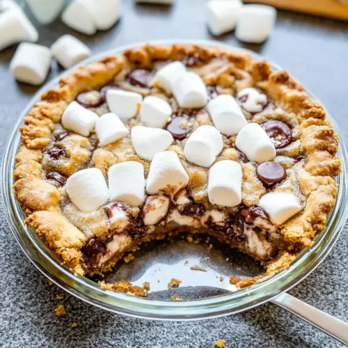 Gooey Chocolate Chip and Marshmallow Cookie