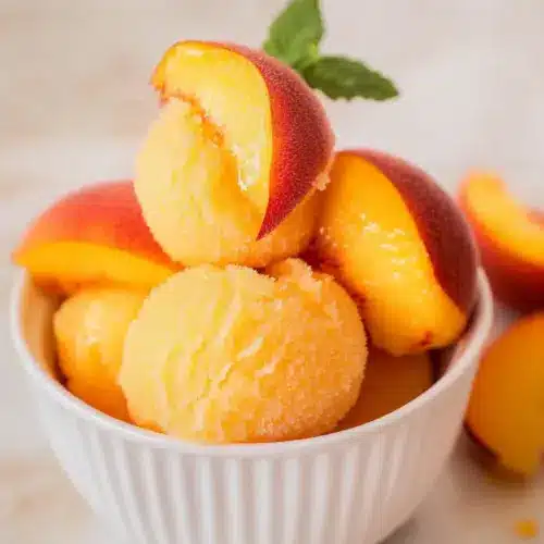 Perfect Peach Sorbet