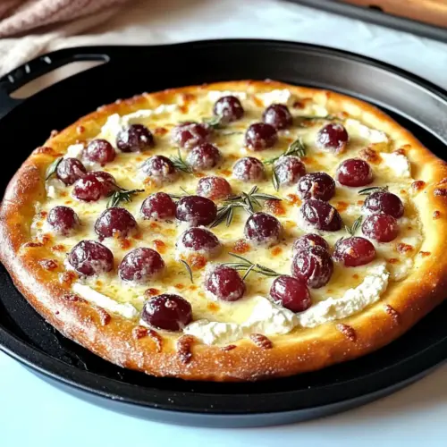 Roasted Grape Pizza