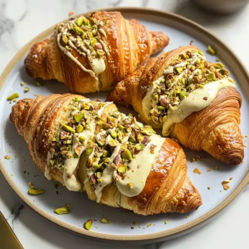 Pistachio Croissants
