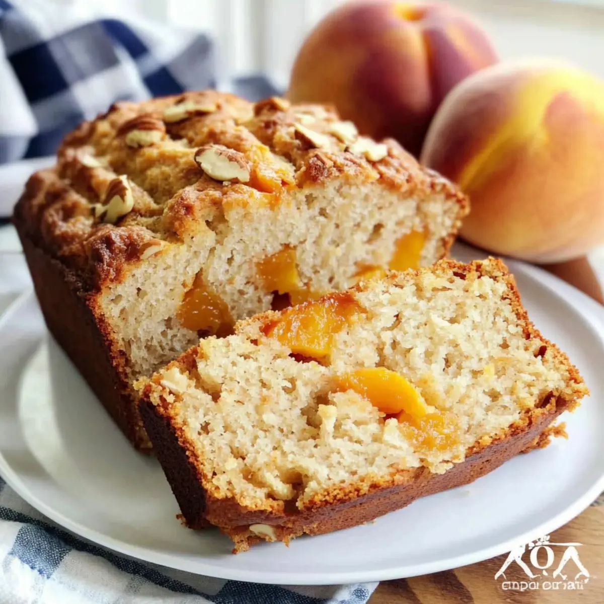 Easy Peach Bread
