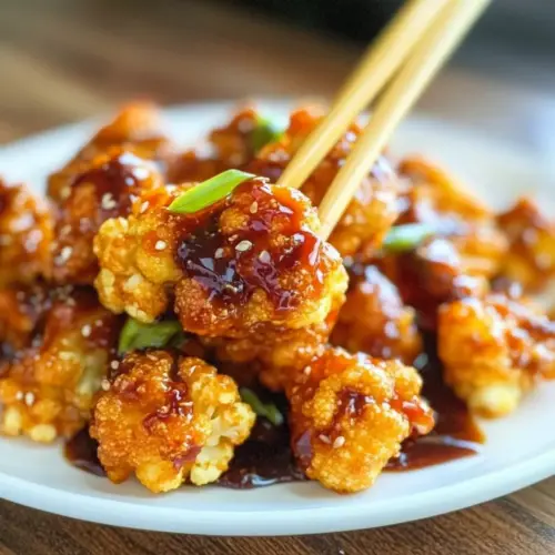 Baked Orange Cauliflower