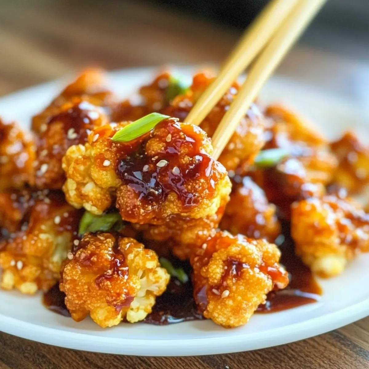 Baked Orange Cauliflower