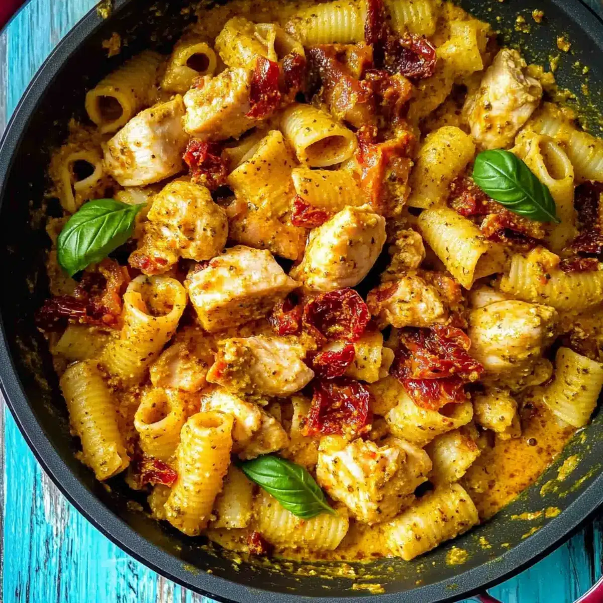 Sun Dried Tomato Pesto Pasta