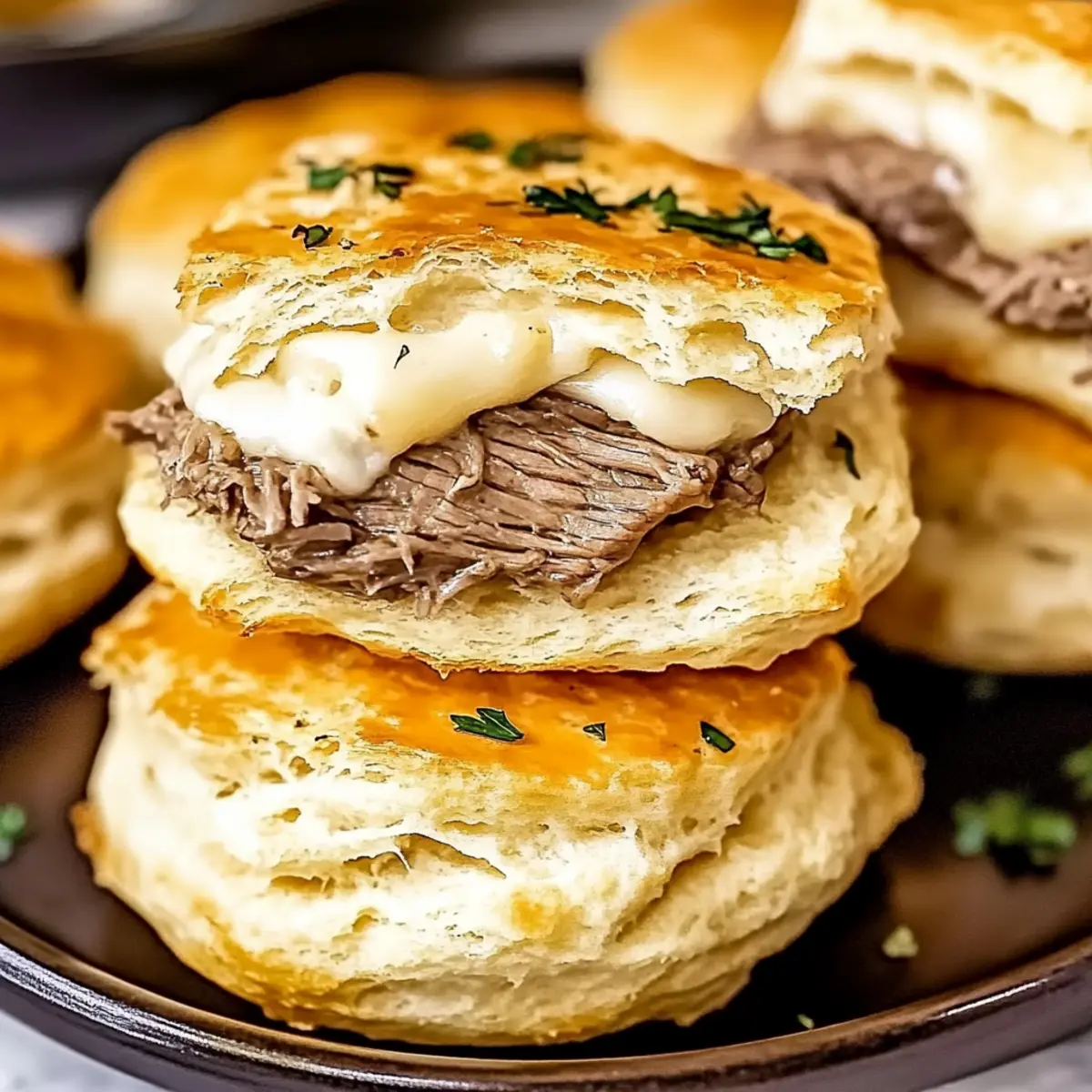 French Dip Biscuits