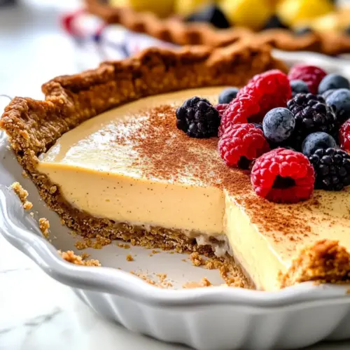 Old Fashioned Custard Pie